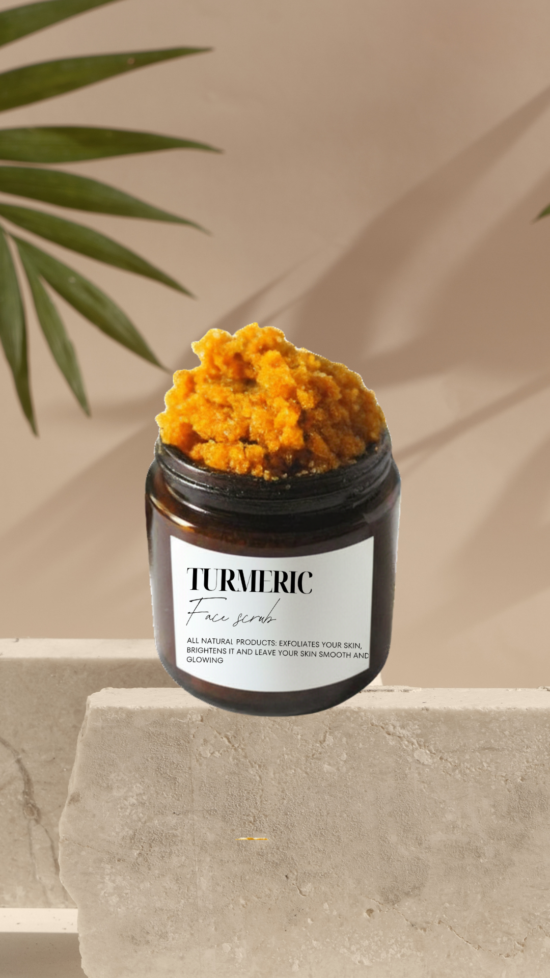 Turmeric face scrub