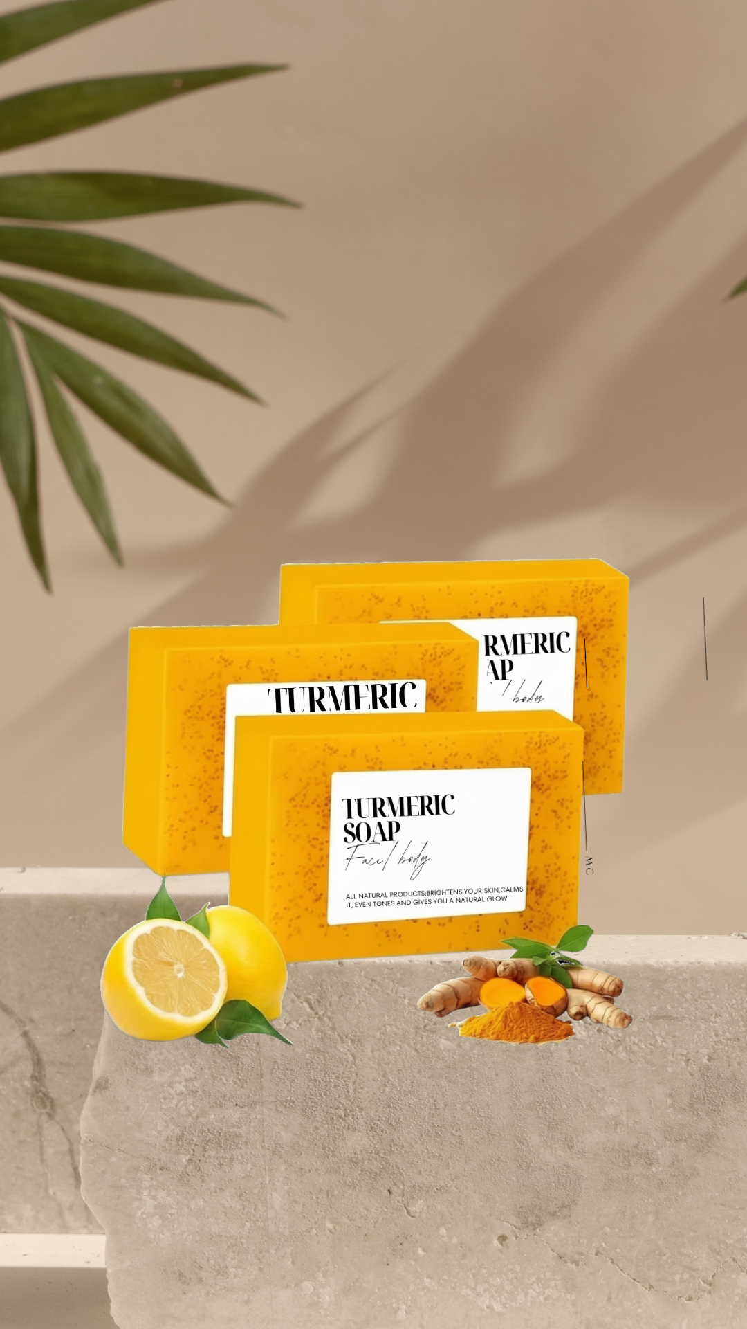 Turmeric soap